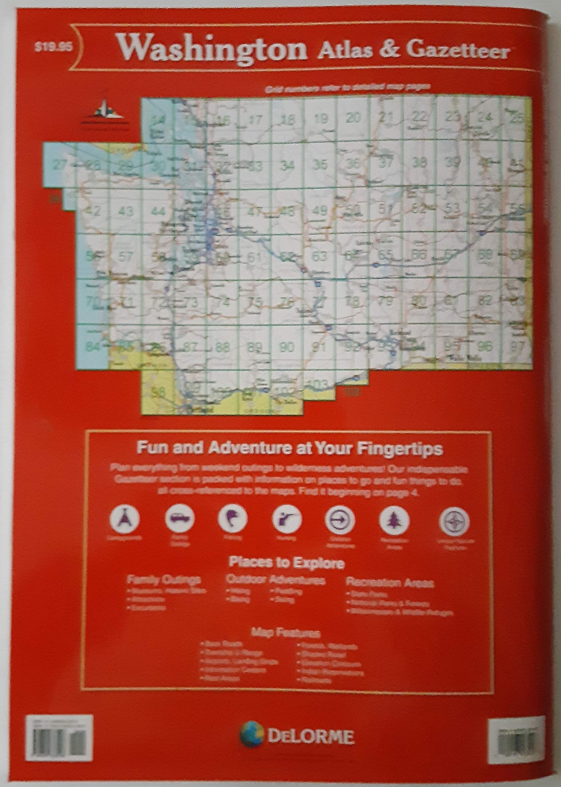 Washington Atlas & Gazetteer (Delorme Atlas & Gazetteer)