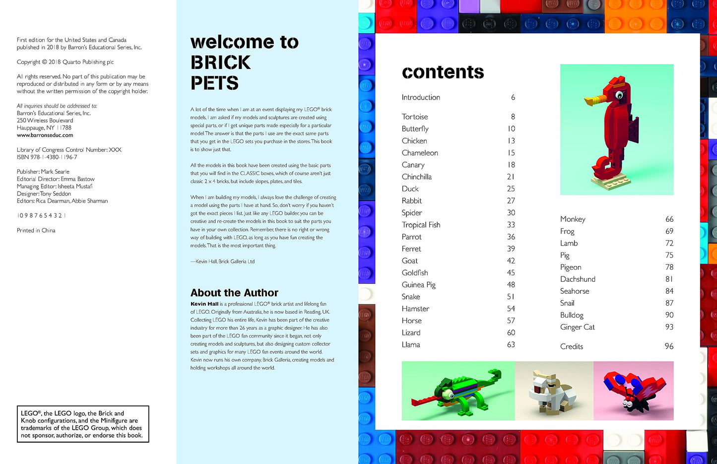 Brick Pets: 30 Builds: An unofficial guide to making cute critters from classic LEGO (Brick Builds Books)