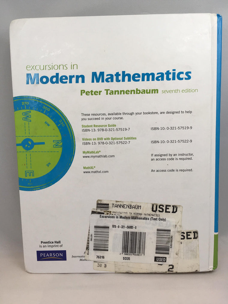 Excursions in Modern Mathematics — back cover