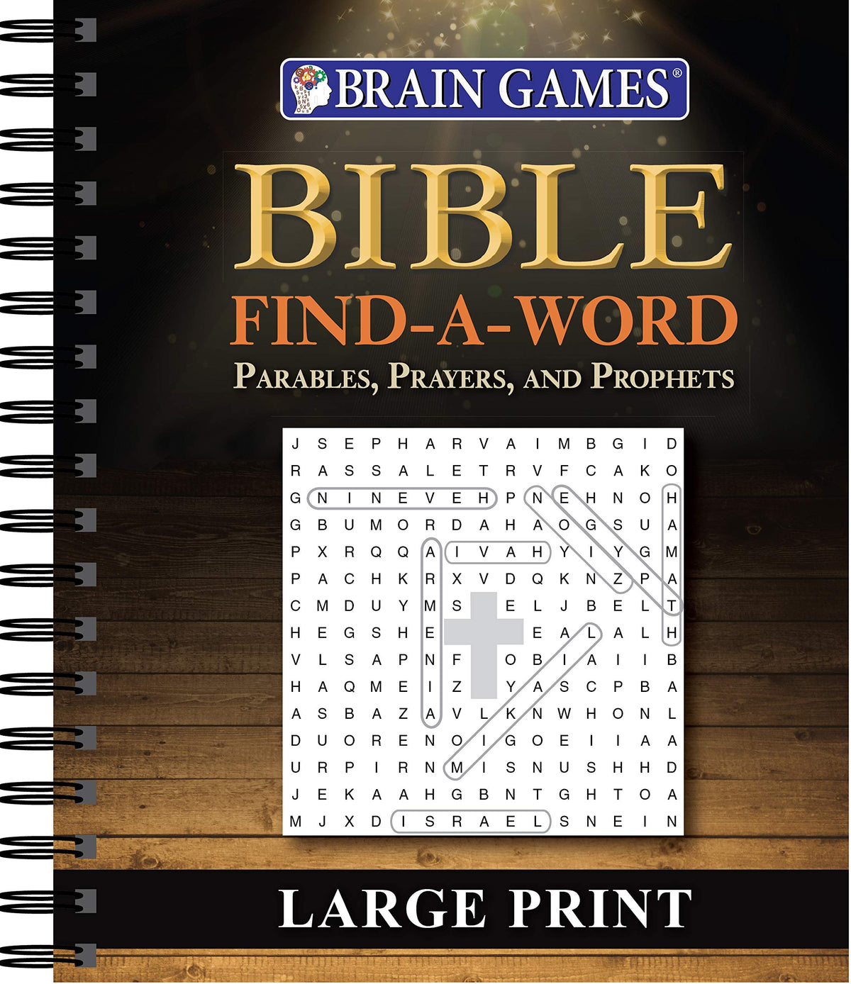 Brain Games - Bible Find a Word: Parables, Prayers, and Prophets - Large Print