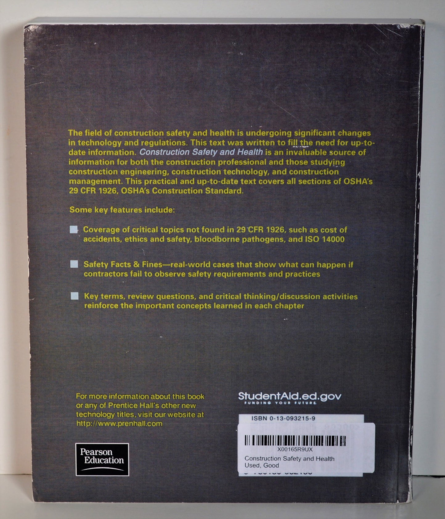 Construction Safety and Health by Goetsch, David L.