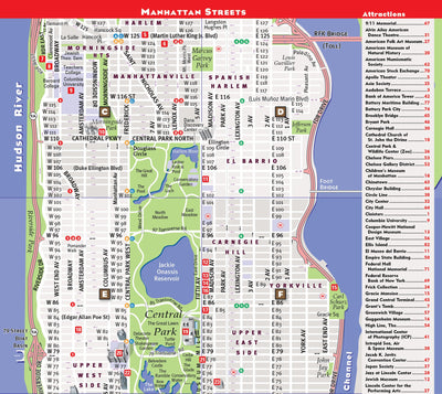 StreetSmart NYC Map Midtown Edition (Laminated)