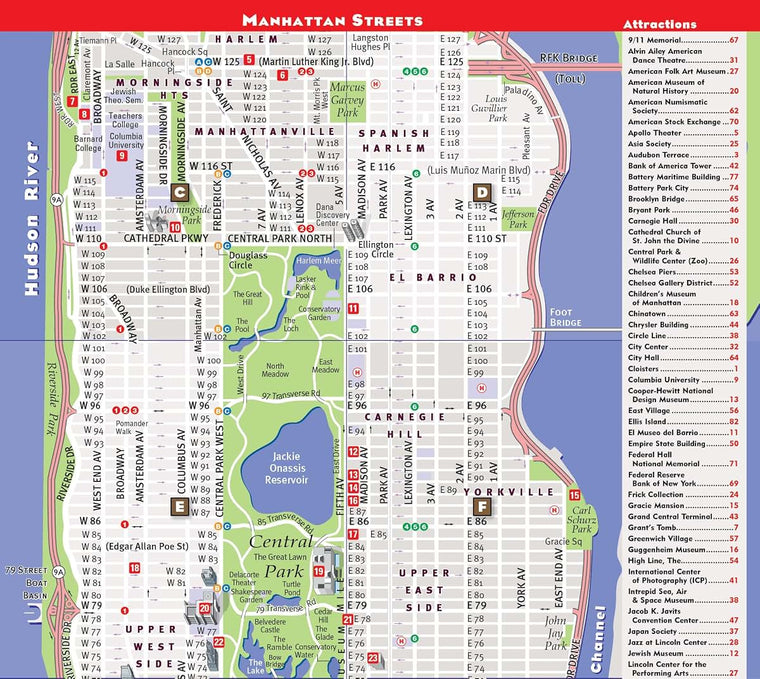 StreetSmart NYC Map Midtown Edition (Laminated)