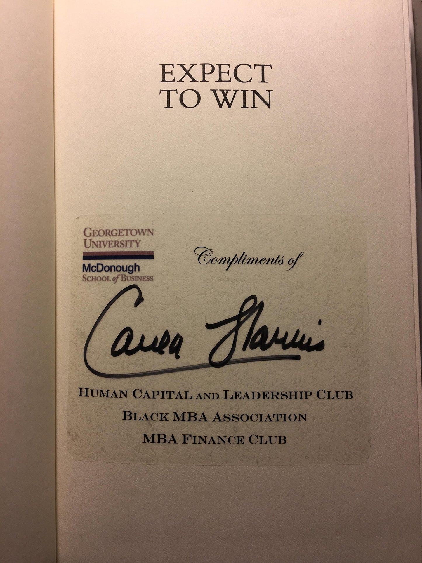 Expect to Win: Proven Strategies for Success from a Wall Street Vet