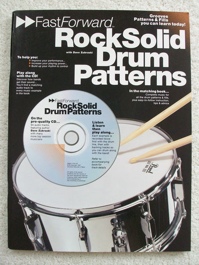 Fast Forward - Rock Solid Drum Patterns: Groove Patterns & Fills You Can Learn Today! (Fast Forward (Music Sales))