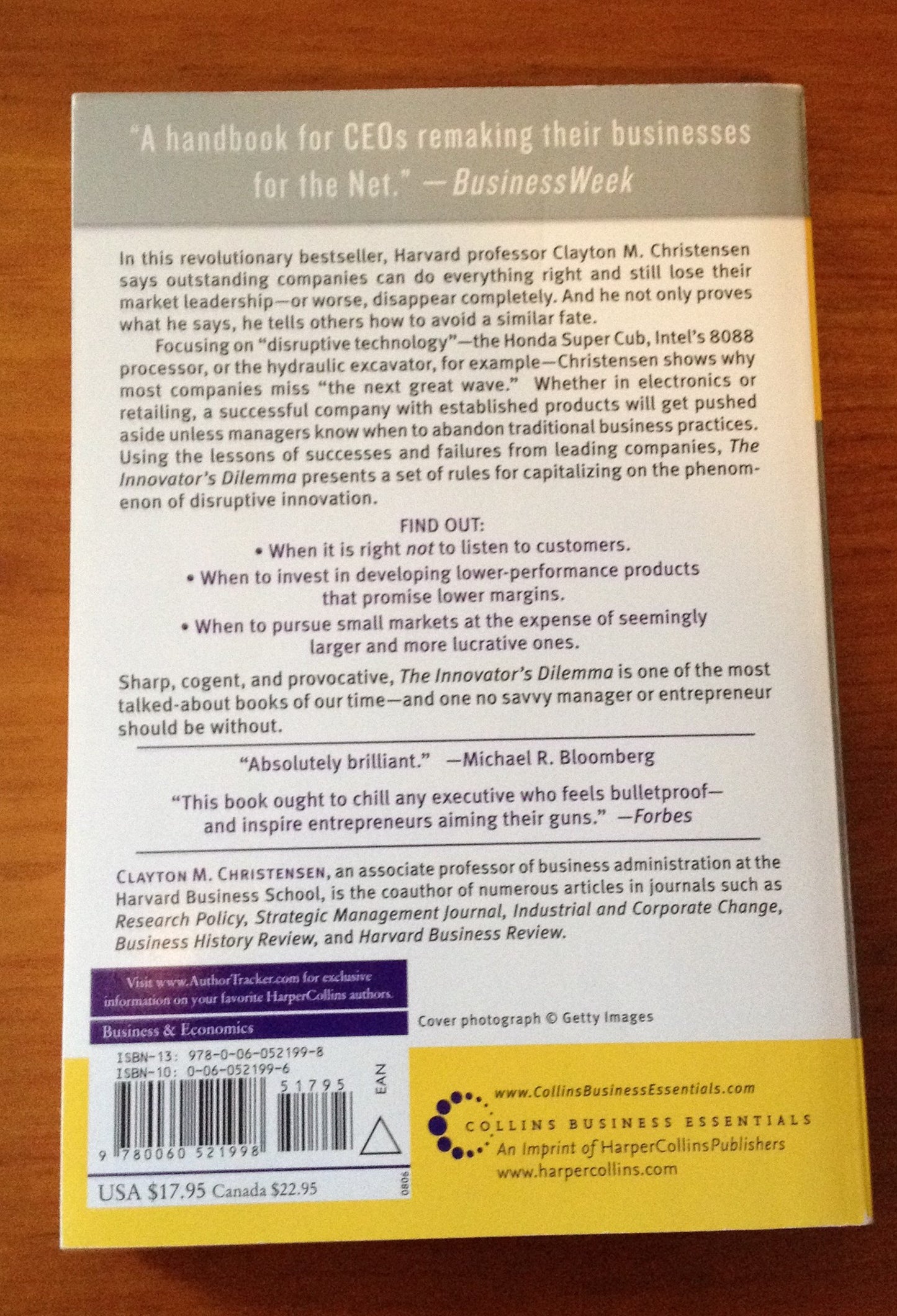 The Innovator's Dilemma: The Revolutionary Book that Will Ch