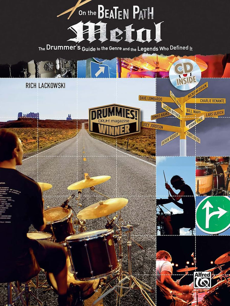 On the Beaten Path Metal: The Drummer's Guide to the Genre and the Legends Who Defined It, Book & Online Audio