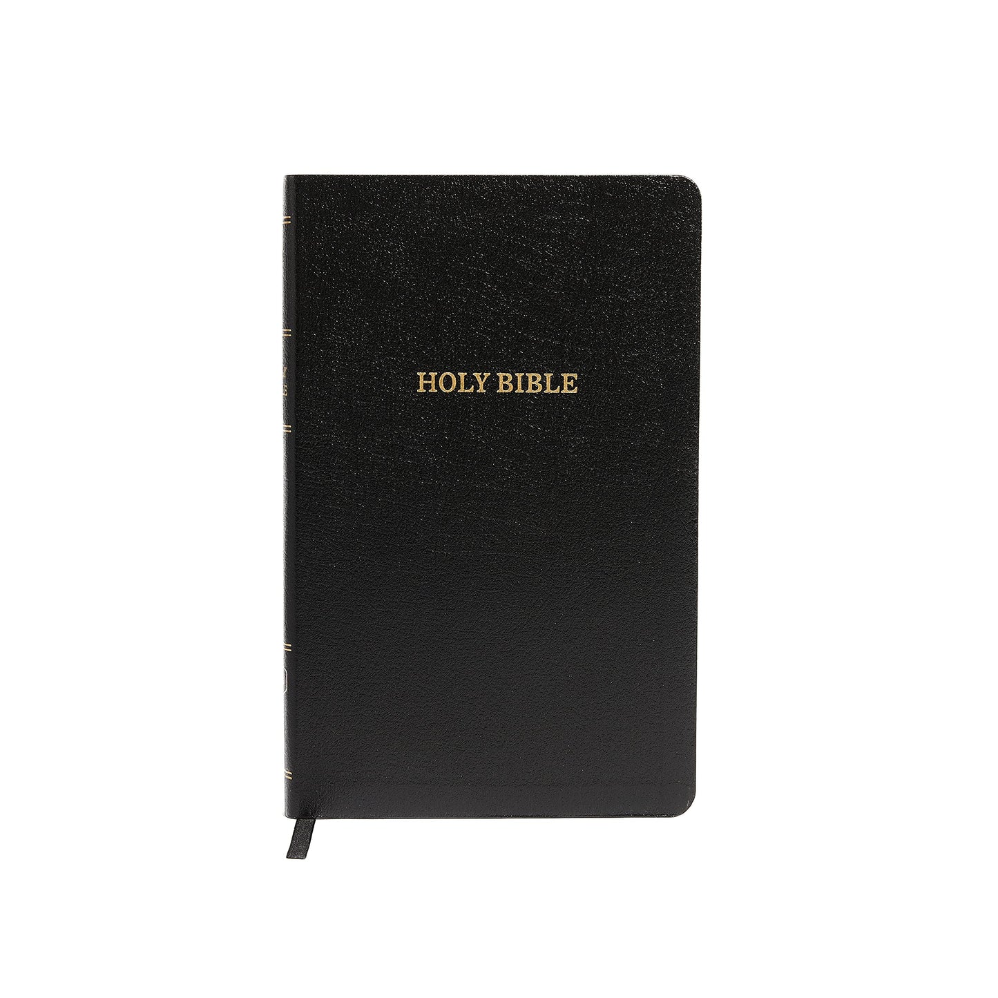 KJV Holy Bible: Thinline with Cross References, Black Bonded Leather, Red Letter, Comfort Print: King James Version