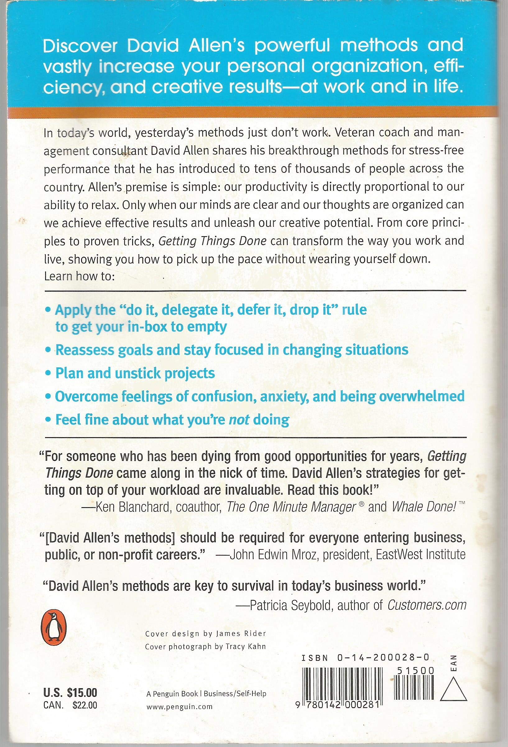 Getting Things Done: The Art of Stress-Free Productivity