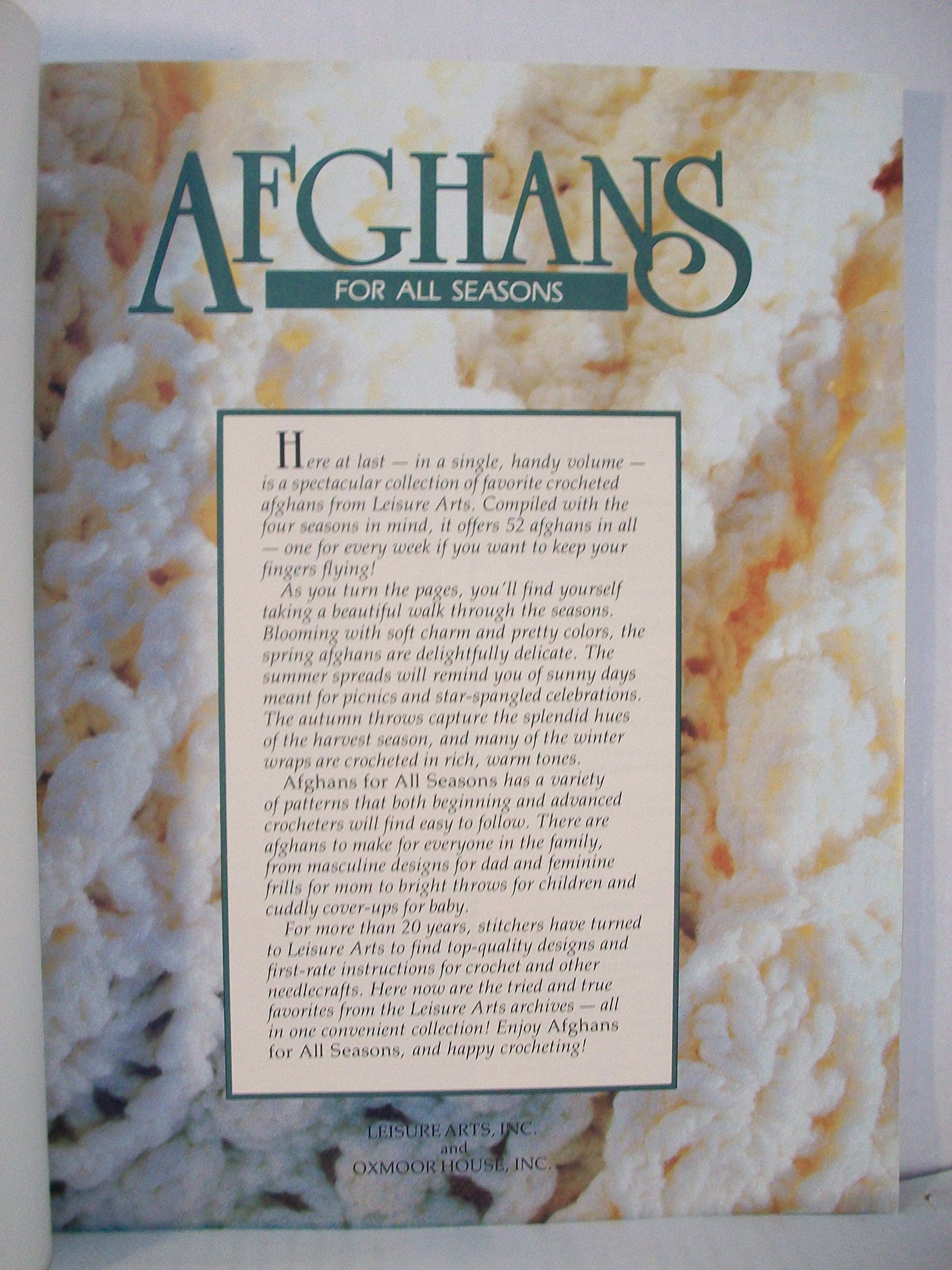 Afghans for All Seasons (Crochet Treasury Series)