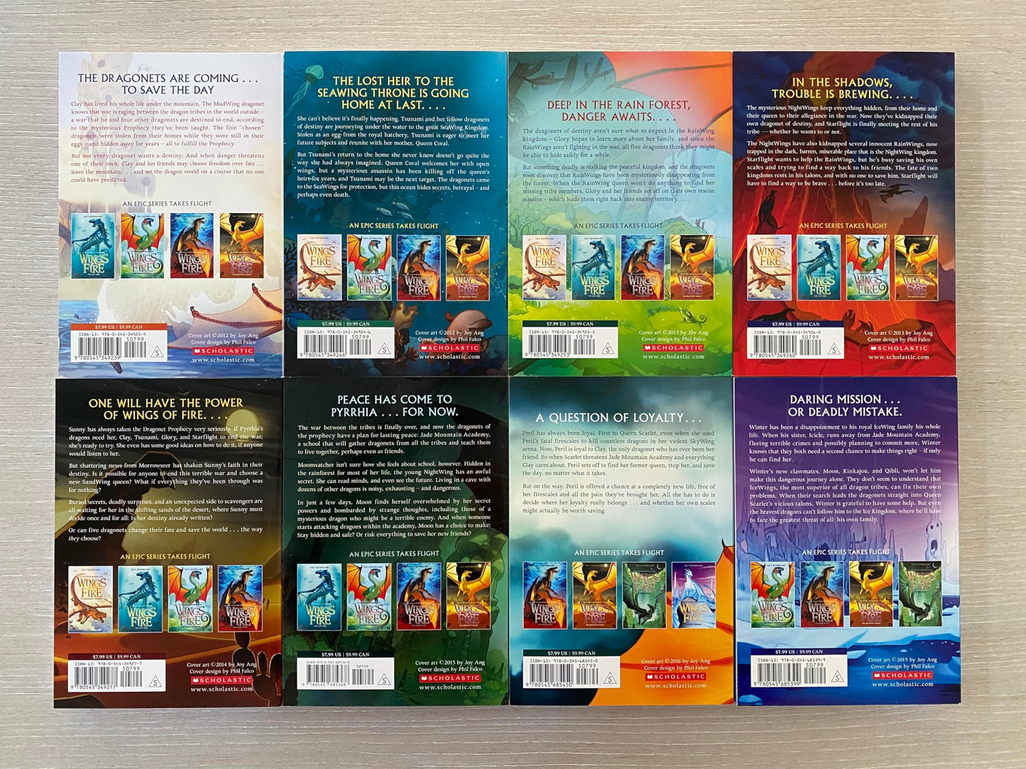 Wings of Fire Boxed Set, Books 1-8 The First Eight