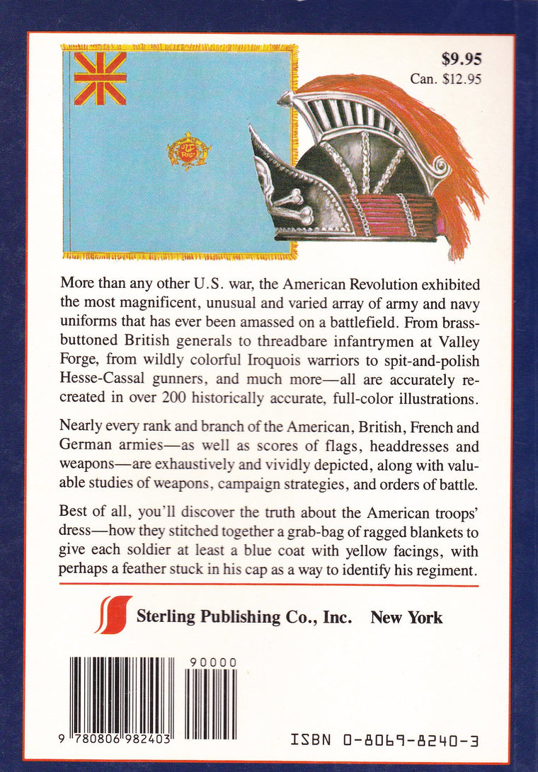 Uniforms of the American Revolution — back cover