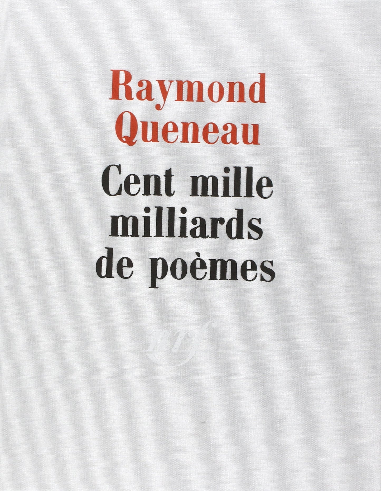 Cent mille milliards de pomes