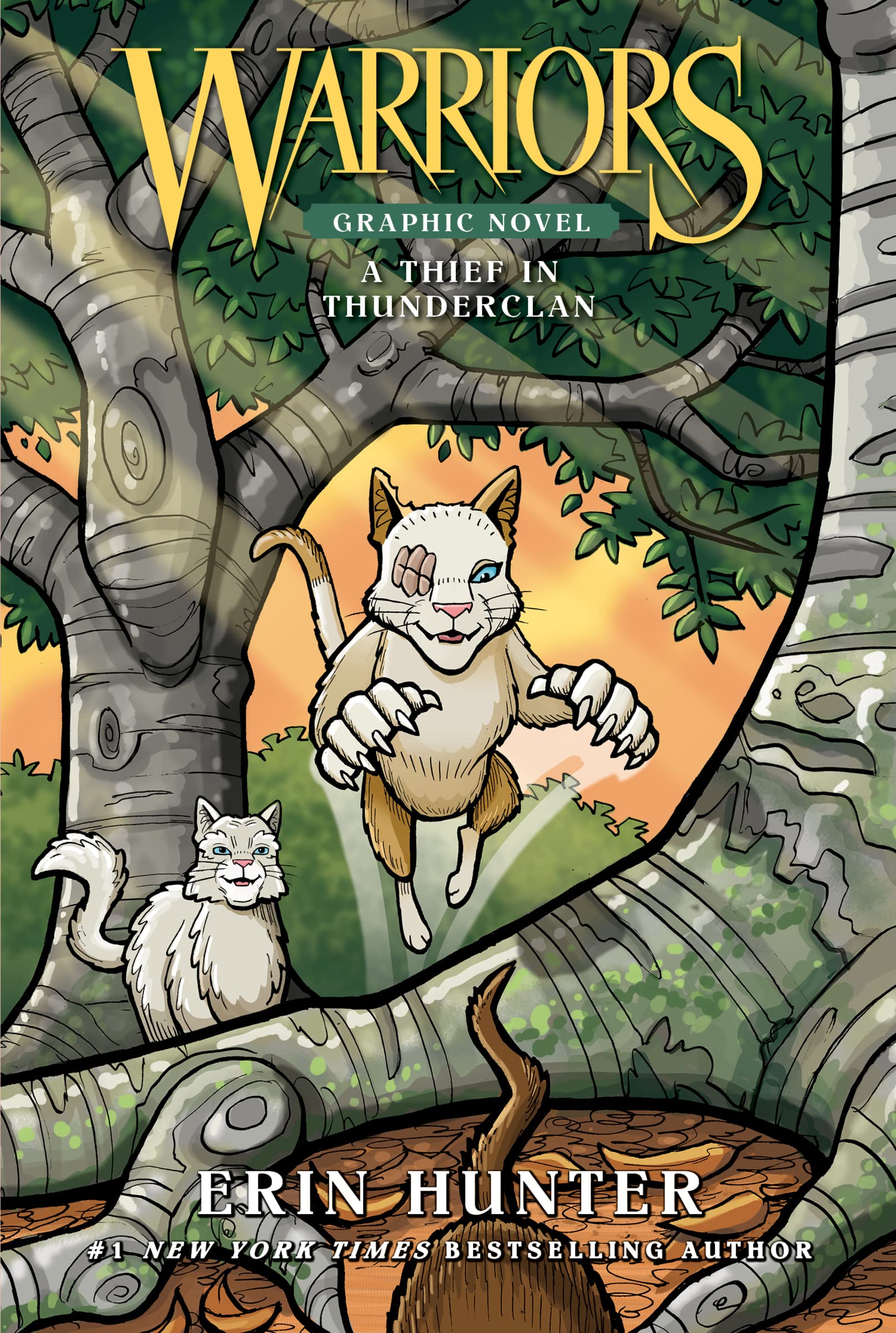 Warriors: A Thief in ThunderClan (Full-Color Adventure): A Full-Color Clan Adventure About Trust, Suspicion, and a Hidden Culprit