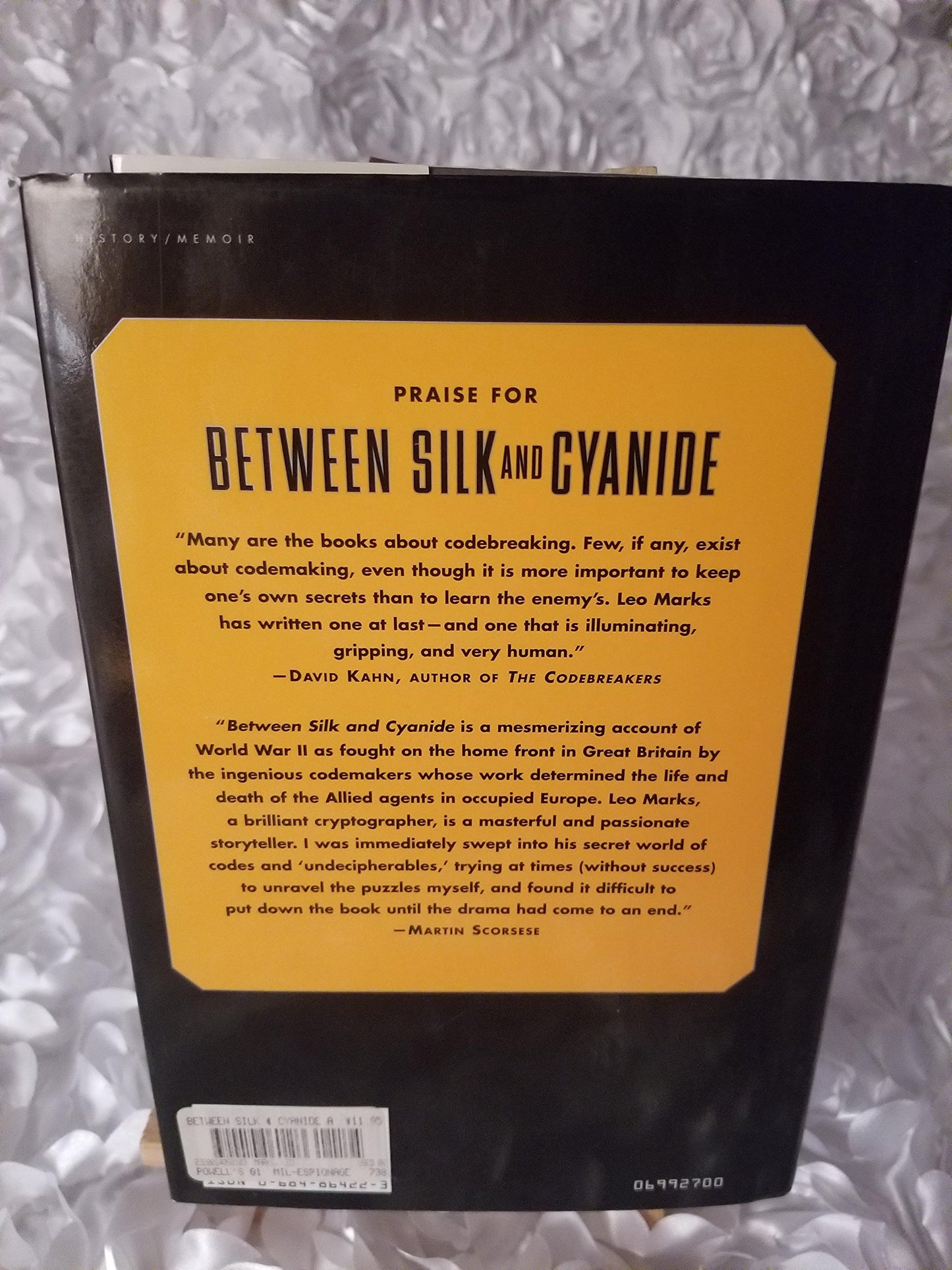 Between Silk and Cyanide: A Codemakers War, 1941-1945