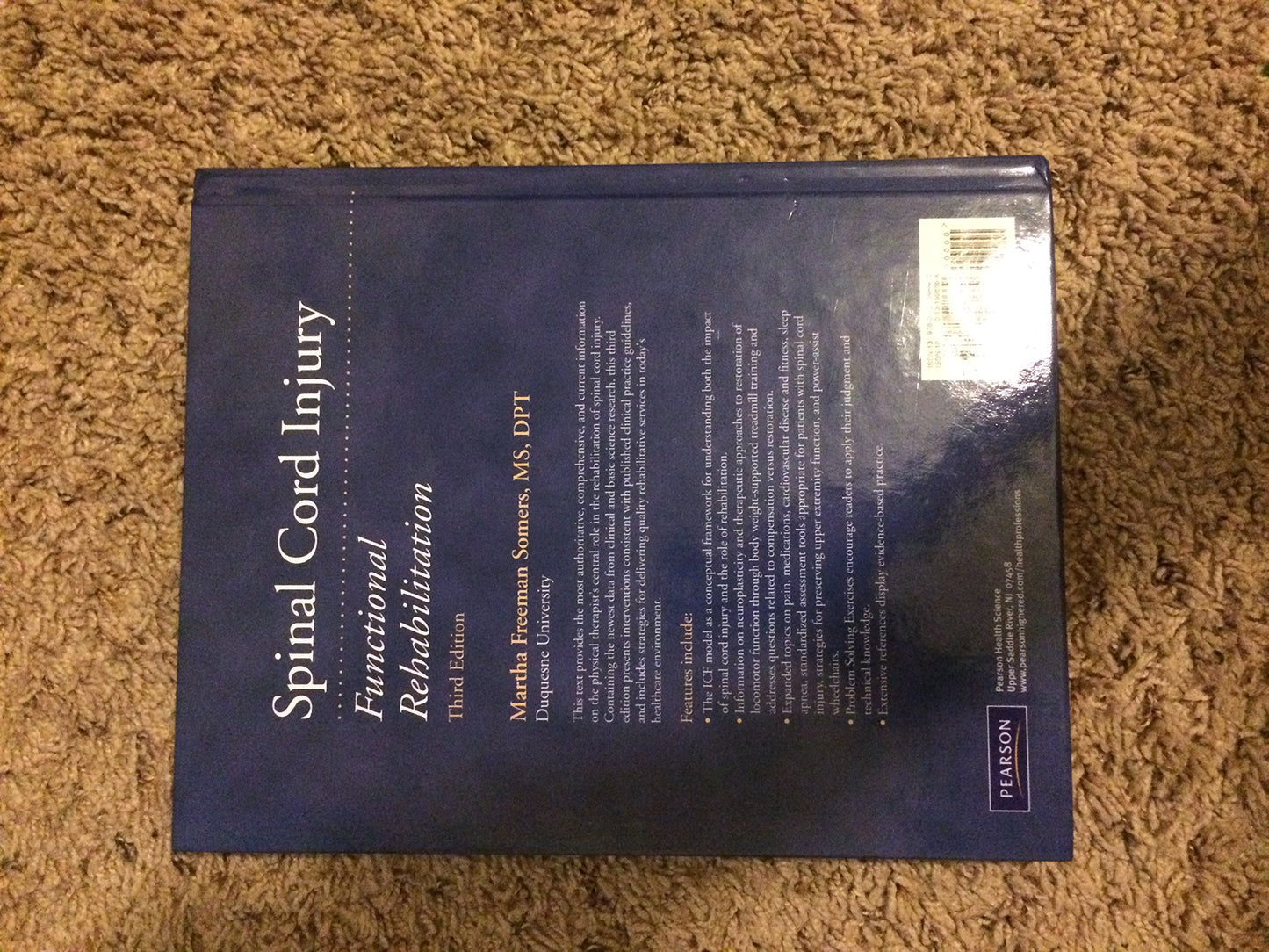 Spinal Cord Injury: Functional Rehabilitation by Somers MS P