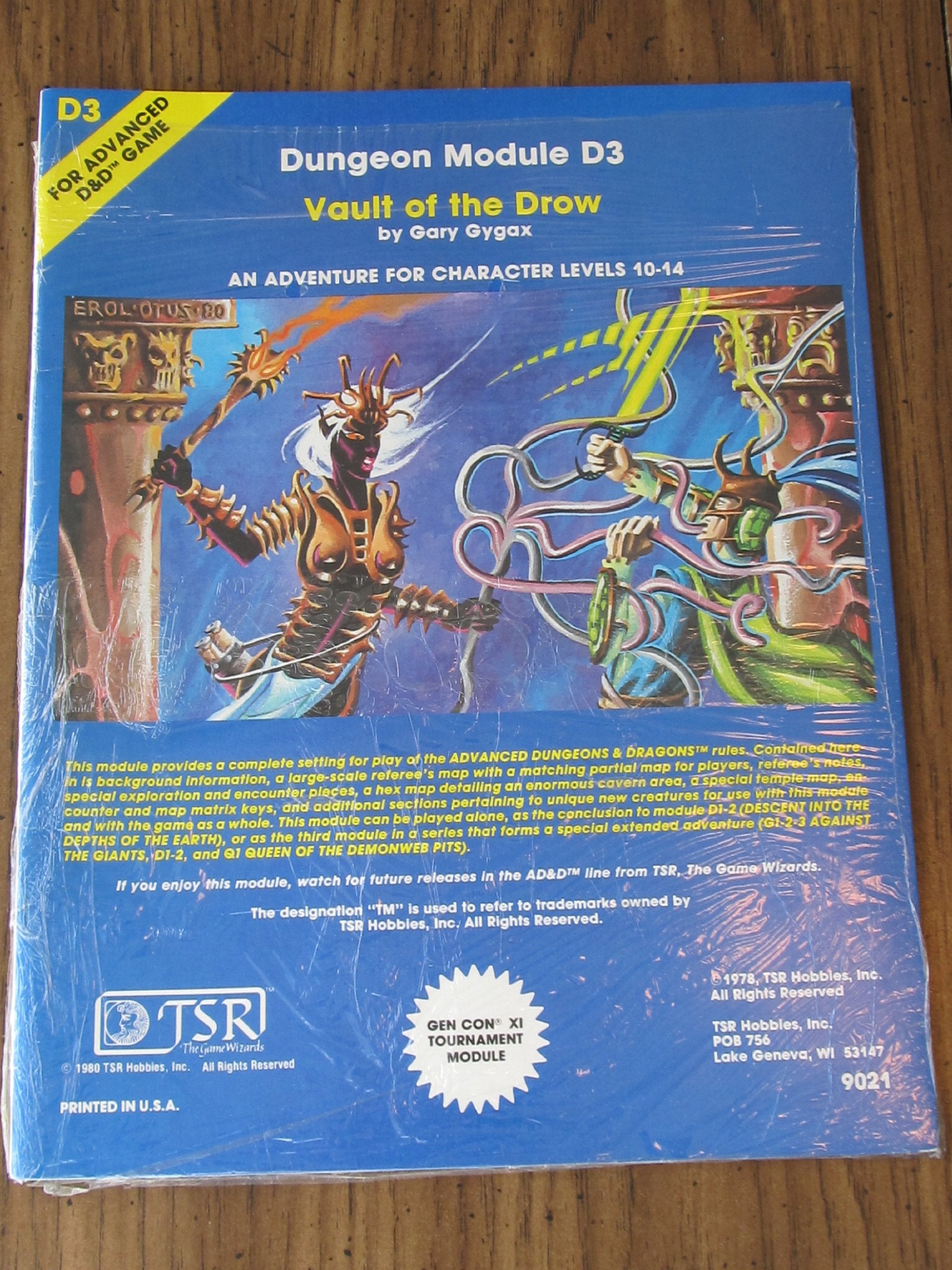 Vault of the Drow (Advanced Dungeons & Dragons Module D3)