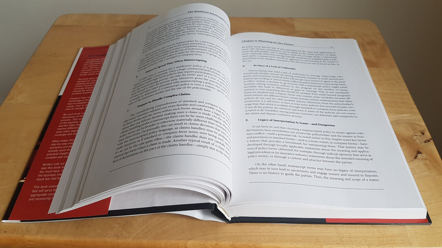 The Business Interruption Book: Coverage, Claims, and Recovery