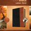 Every Man's Bible NIV, Large Print, TuTone (LeatherLike, Black/Tan, Indexed)