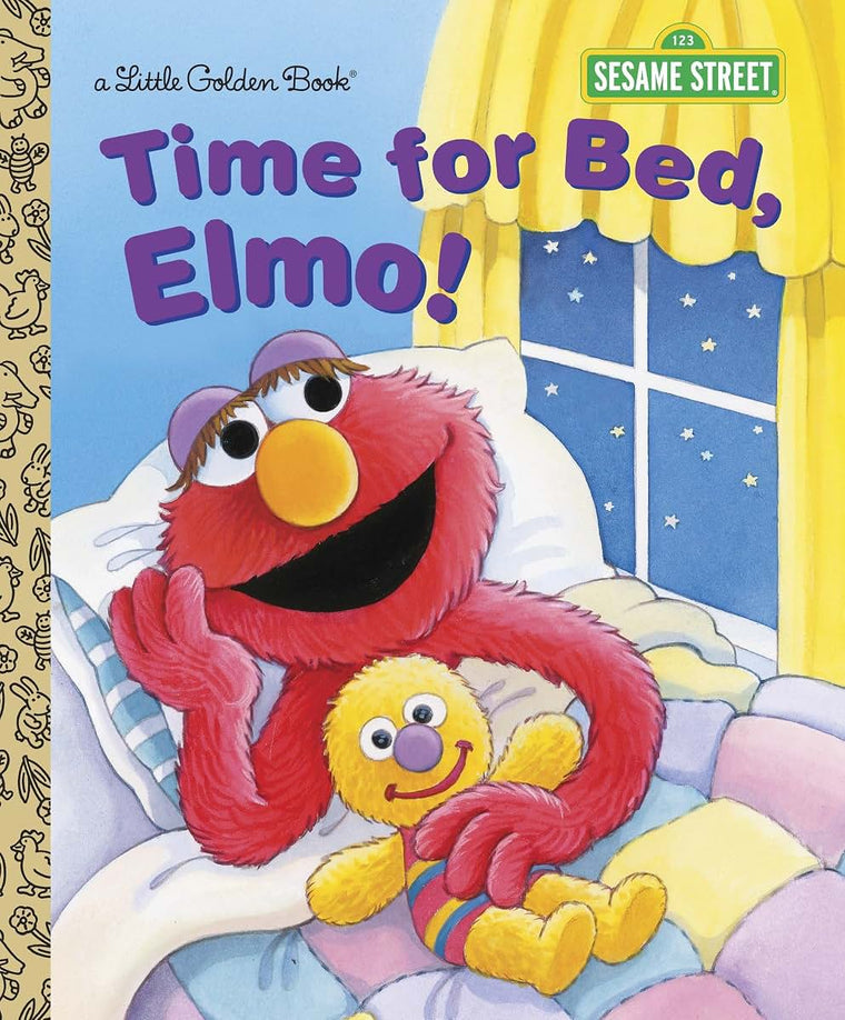 Time for Bed, Elmo! (Sesame Street) (Little Golden Book) by