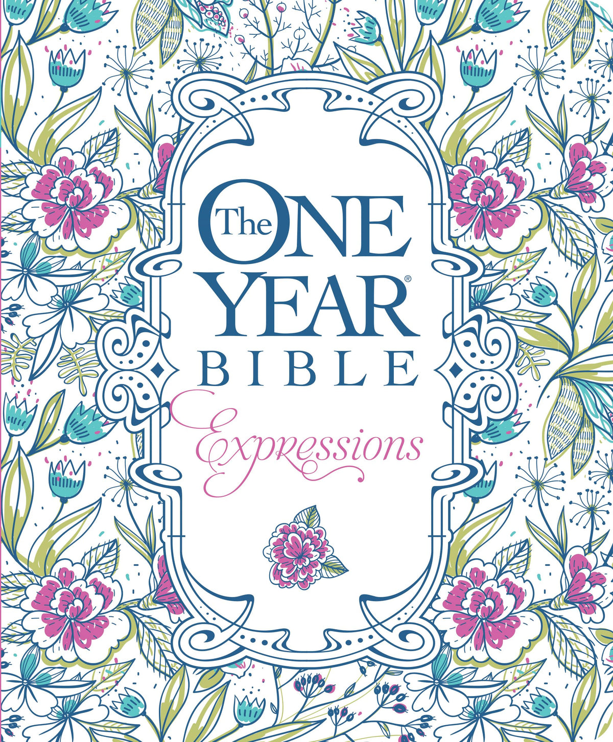 The One Year Bible Expressions NLT (Softcover, Multicolor) (One Year Bible Creative Expressions: Full Size)