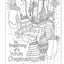 Merry & Bright Holiday Coloring Book (Design Originals) A Festive Christmas Coloring Wonderland of Snowmen, Ice Skates, and Quirky Critters on High-Quality Perforated Pages that Resist Bleed Through