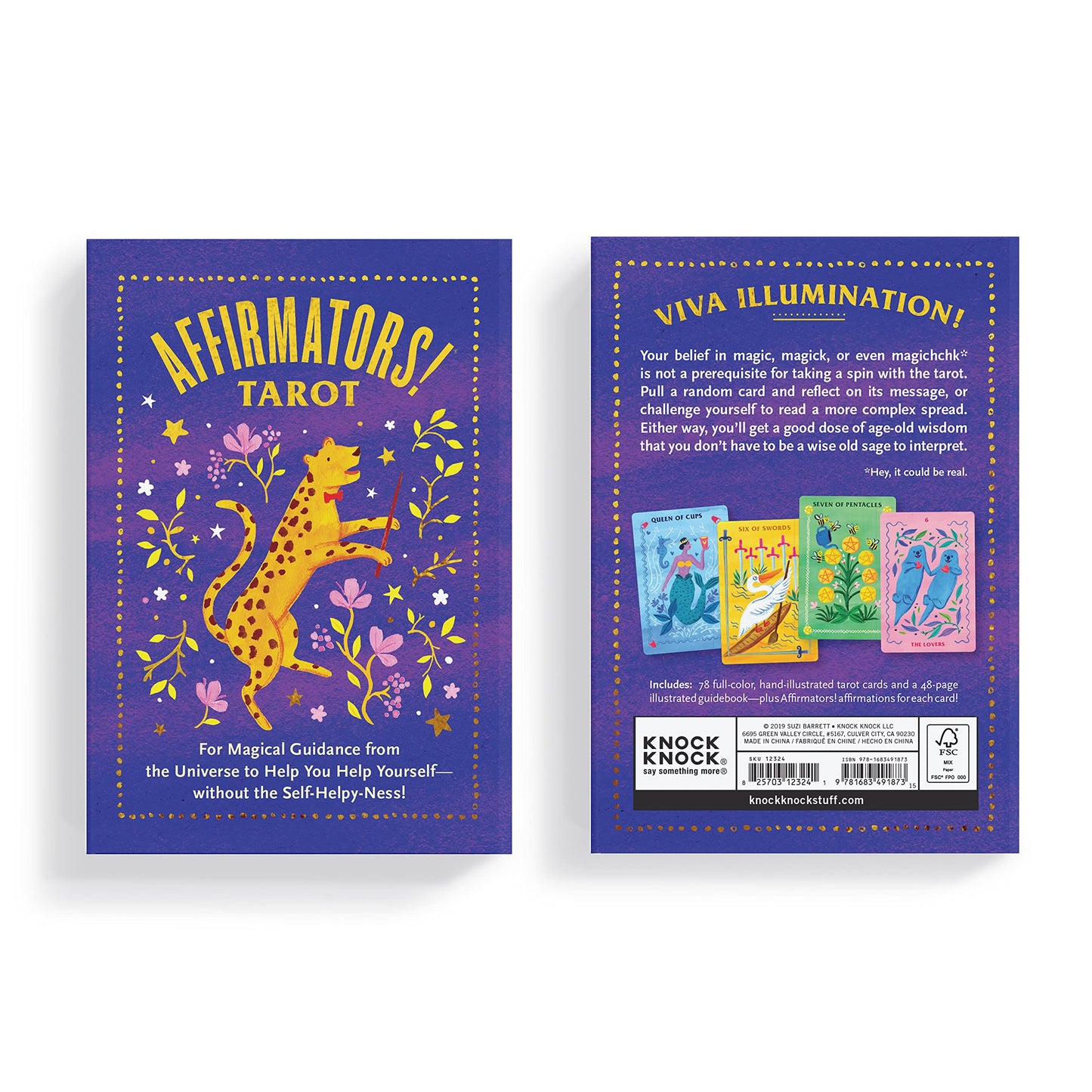 Affirmators! Tarot Cards Deck - Daily Affirmation Tarot Cards with Positive Affirmations For Magical Guidance from the Universe to Help You Help Yourself without the Self-Helpy-Ness