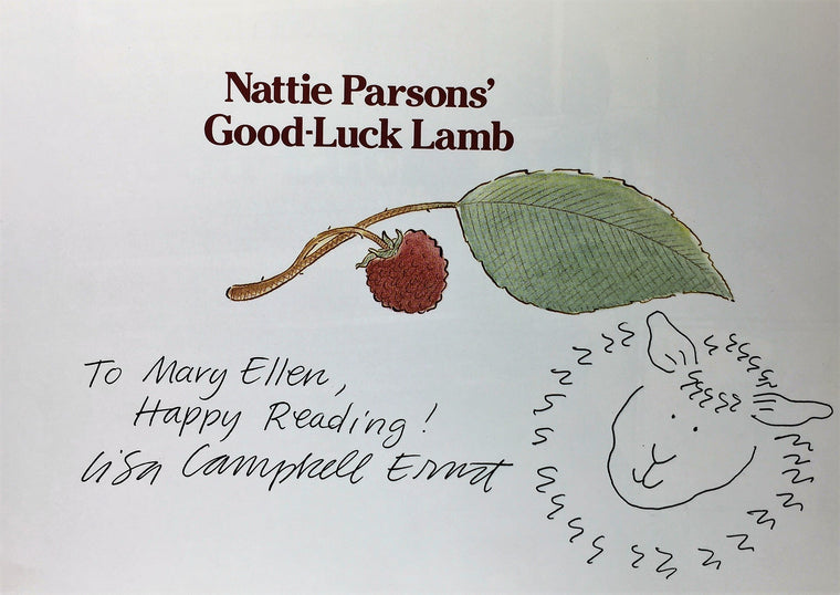 Nattie Parsons' Good Luck Lamb — back cover