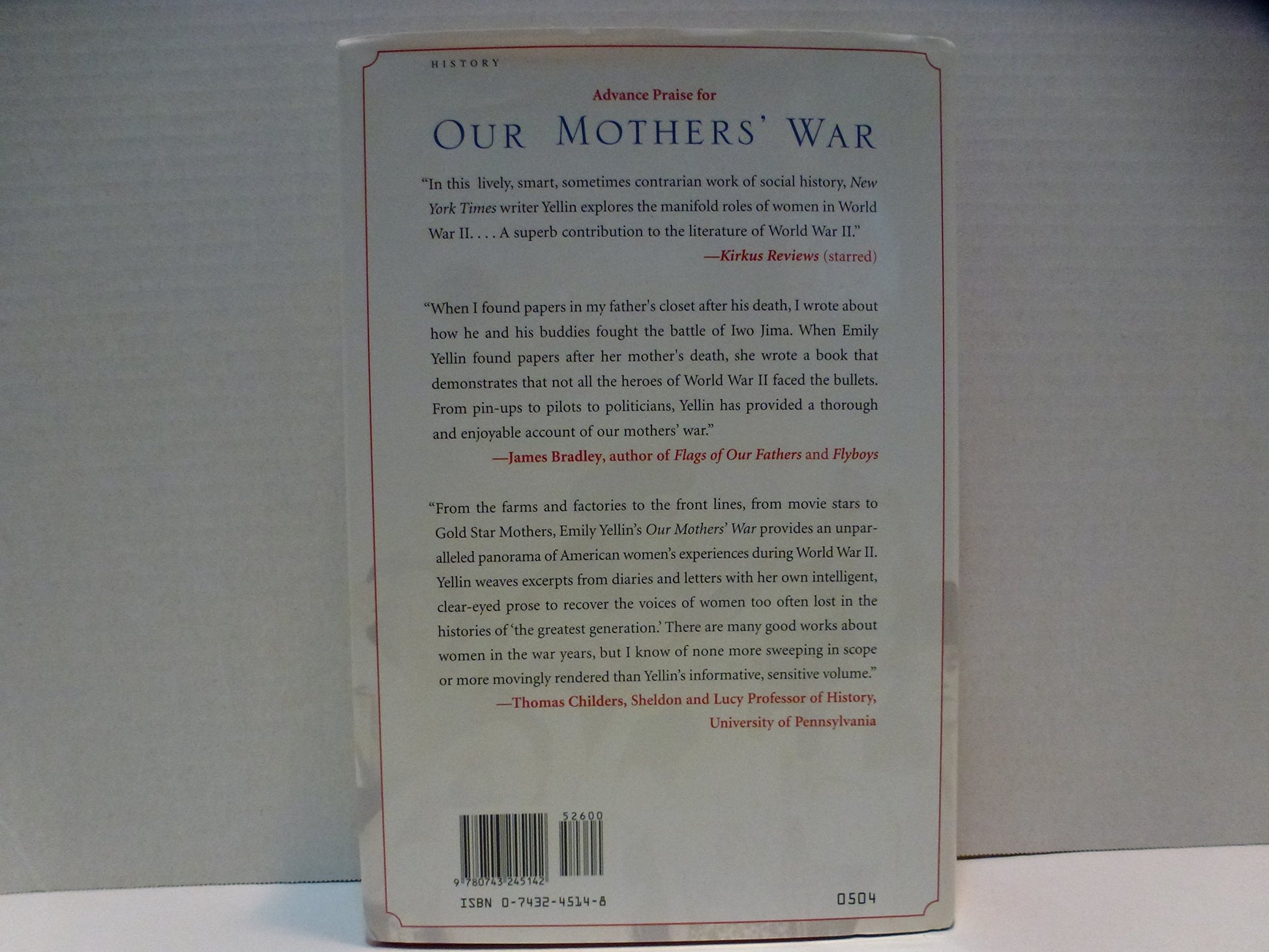 Our Mothers' War: American Women at Home and at the Front During World War II