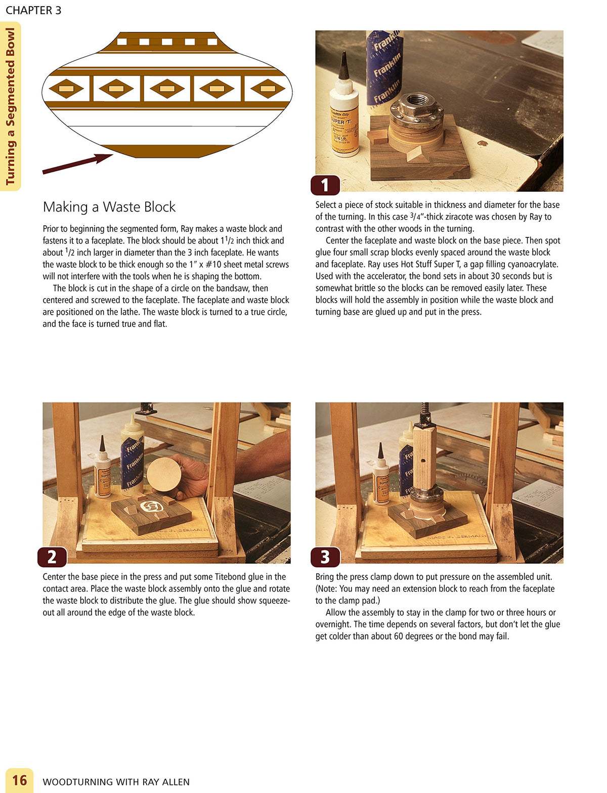 Woodturning with Ray Allen: A Master's Designs & Techniques for Segmented Bowls and Vessels (Fox Chapel Publishing) 11 Plans and a Gallery of Work from One of the Nation's Best Segmented Wood Turners