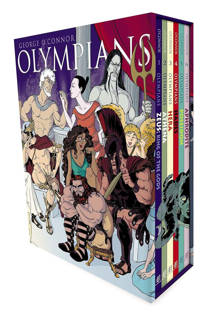 Olympians Boxed Set Books 1-6: Zeus, Athena, Hera, Hades, Po
