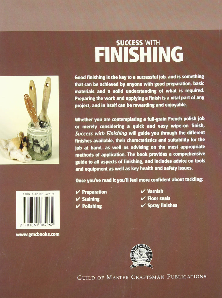 Success with Finishing — back cover