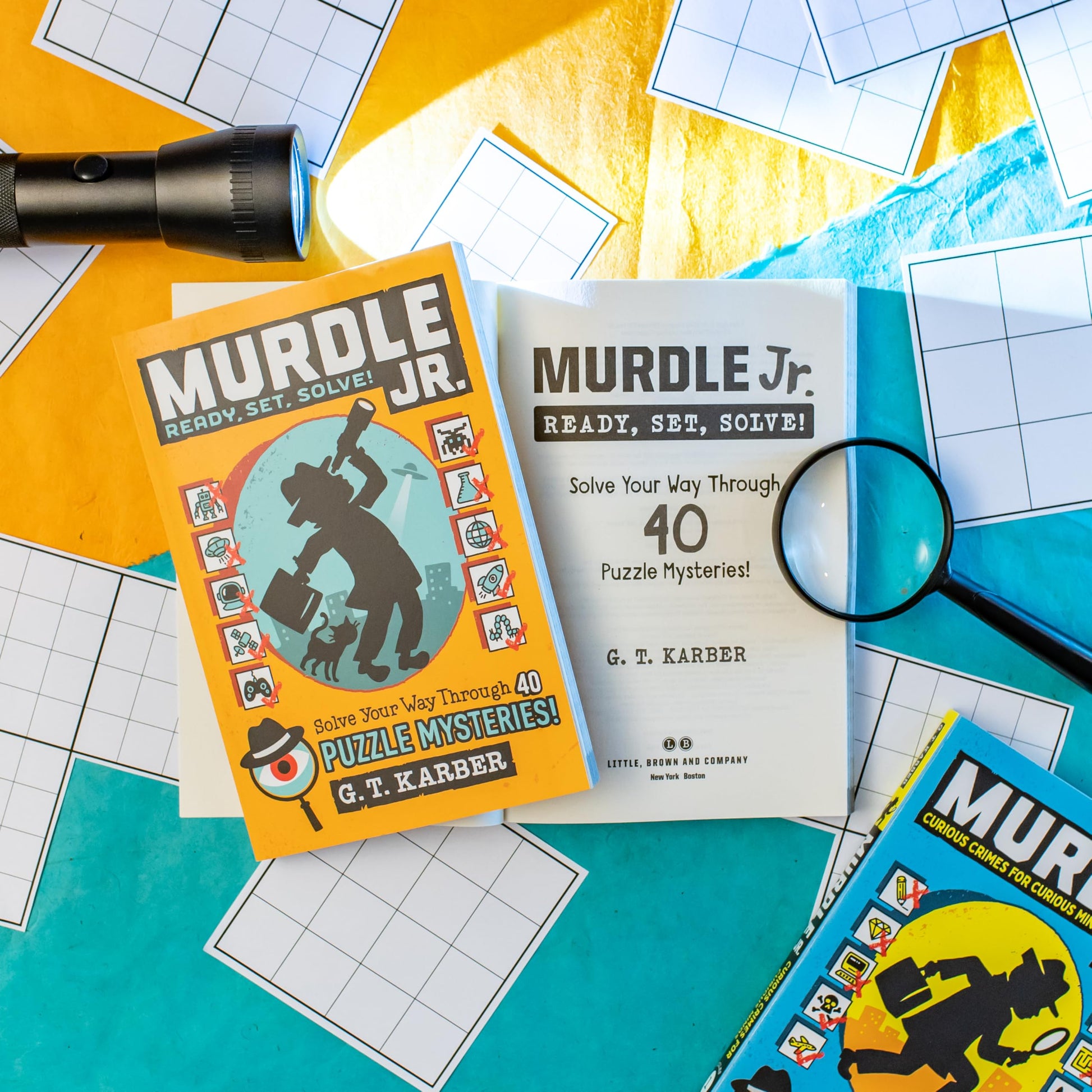 Murdle Jr.: Ready, Set, Solve!: Solve Your Way Through 40 Puzzle Mysteries!