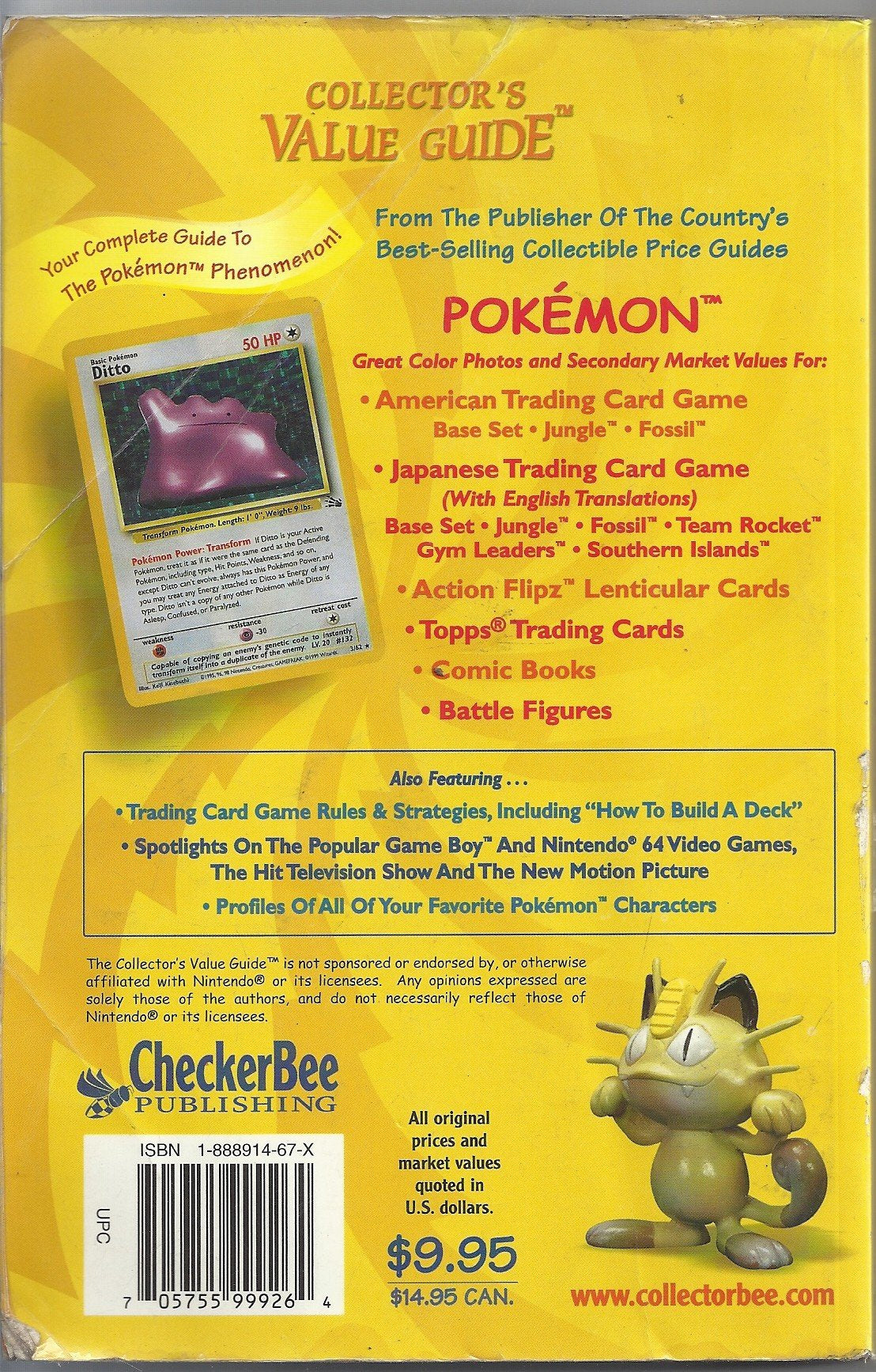 Pokemon Collector's Value Guide: Secondary Market Price Guide