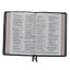 NKJV, Thinline Reference Bible, Large Print, Premium Goatskin Leather, Black, Premier Collection, Comfort Print: Holy Bible, New King James Version