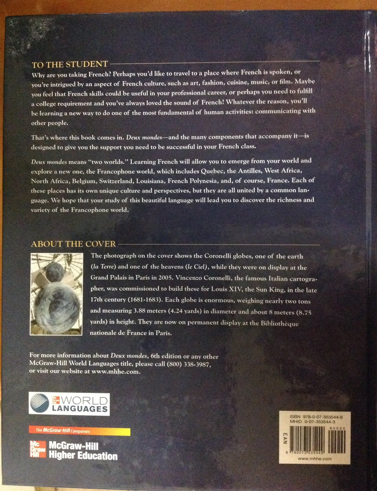 Deux mondes: A communicative approach, Sixth Student Edition