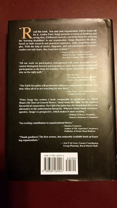The Fifth Discipline by Peter M. Senge