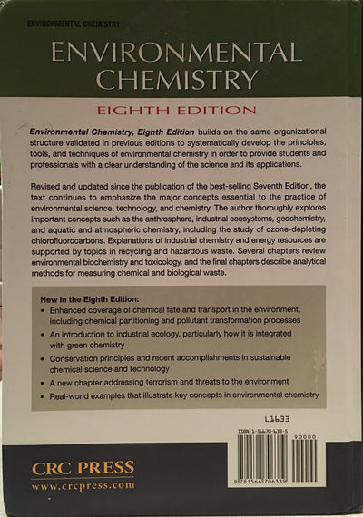 Environmental Chemistry, Eighth Edition