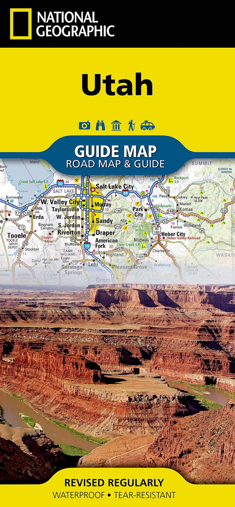 Utah Map (National Geographic Guide Map)