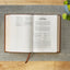 NKJV Foundation Study Bible, Wide-Margin, Brown Leathersoft, Red Letter