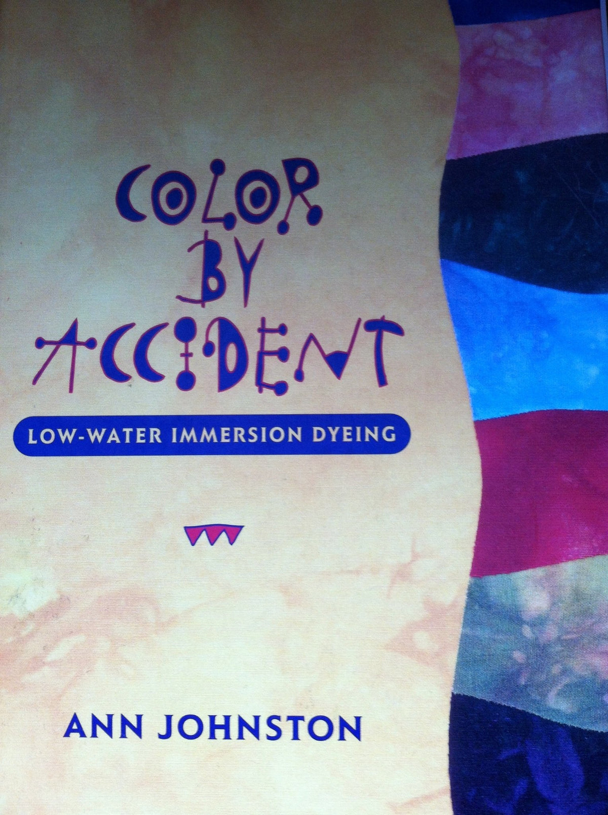 Color by Accident: Low-Water Immersion Dyeing