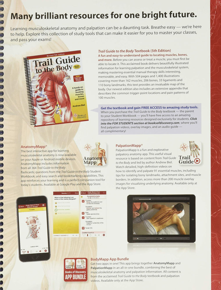 Trail Guide to the Body Workbook — back cover