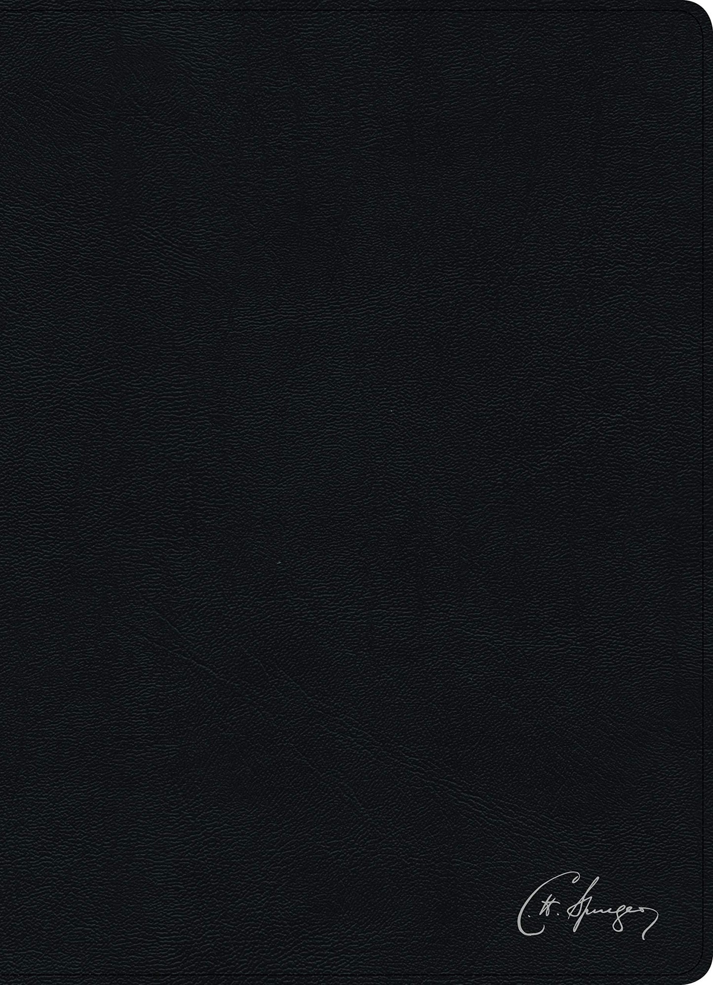 RVR 1960 Biblia de estudio Spurgeon, negro piel genuina (Spanish Edition)