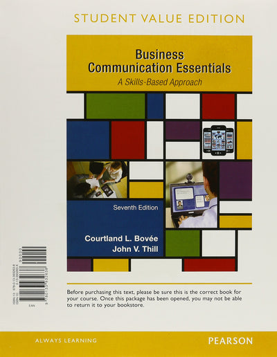 Business Communication Essentials, Student Value Edition Plus Mylab Business Communication with Pearson Etext -- Access Card Package