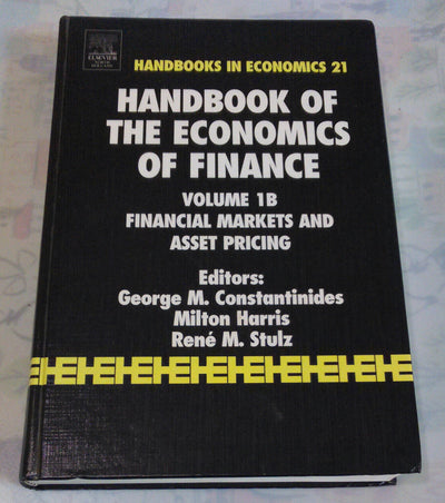 Handbook of the Economics of Finance: Corporate Finance (Volume 1A)