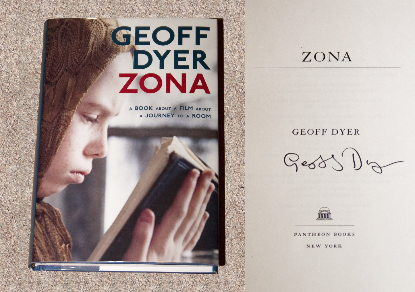 Zona: A Book About a Film About a Journey to a Room by Dyer,