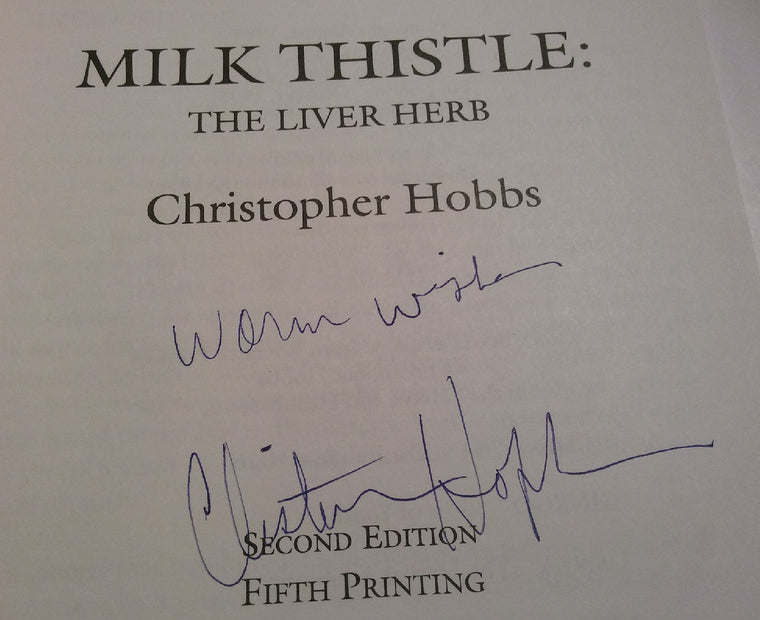 Milk Thistle: The Liver Herb — back cover