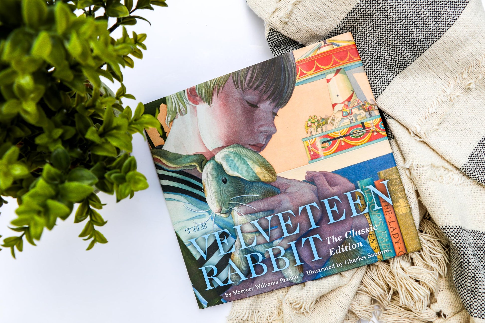 The Velveteen Rabbit Hardcover: The Classic Edition by acclaimed illustrator, Charles Santore (Charles Santore Children's Classics)