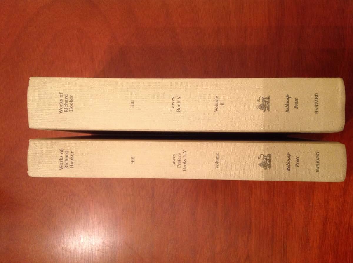 The Folger Library Edition of the Works of Richard Hooker: Of the Lawes of Ecclesiastical Polity, Preface Books I-IV, and V (Two Volumes)