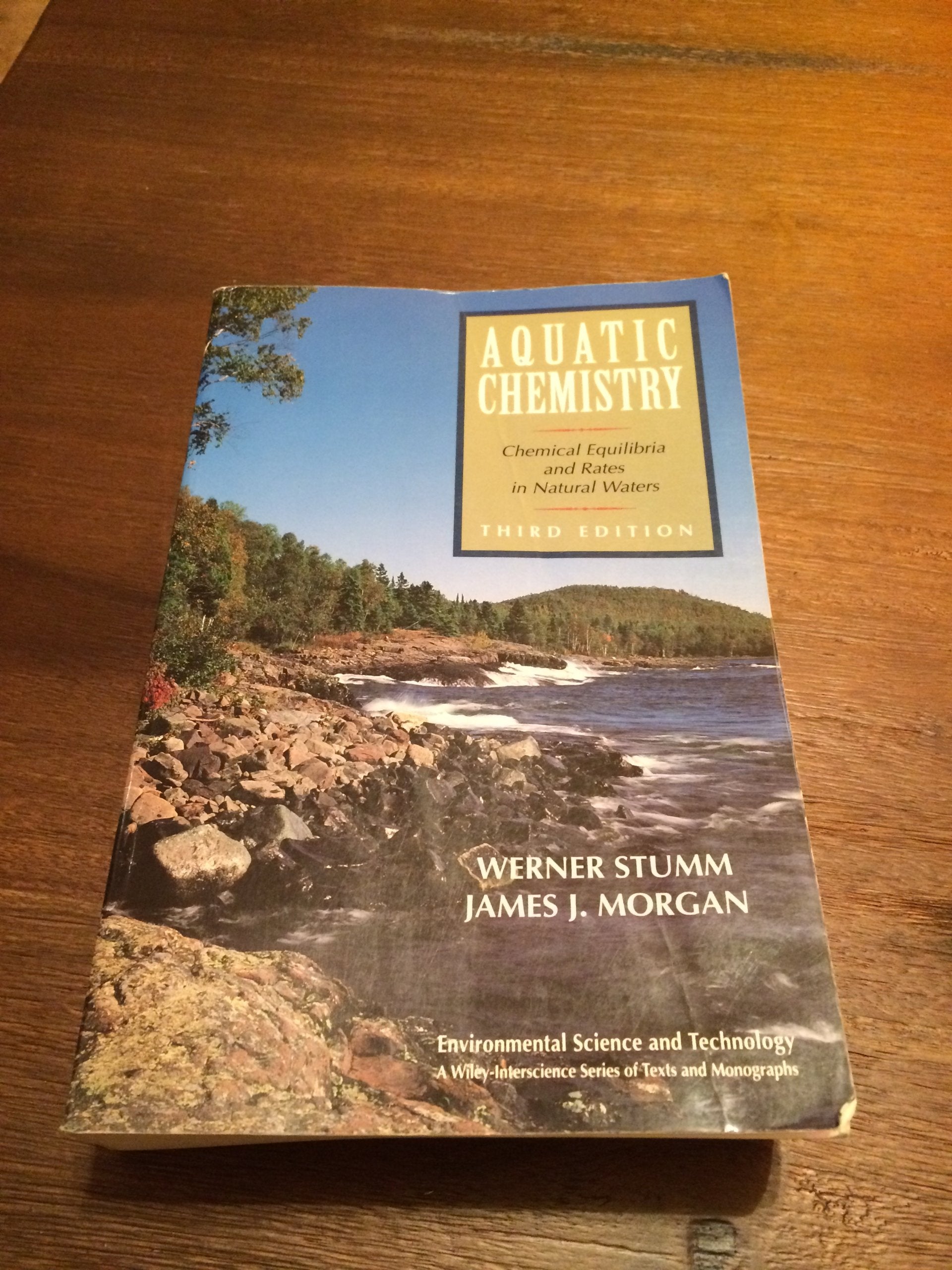 Aquatic Chemistry: Chemical Equilibria and Rates in Natural Waters